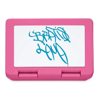 Urban Graffiti Schriftzug Design Bratislava - Brotdose - Pink - Vorne