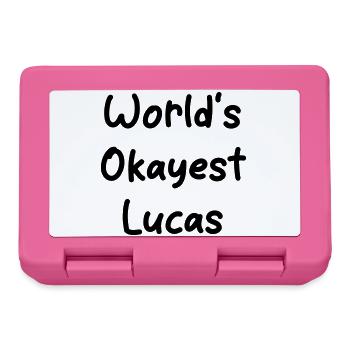 worlds_okayest_Lucas - Brotdose - Pink - Vorne