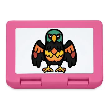 Aigle Halloween Bande Dessinée Drôle - Boîte à goûter - rose - Devant