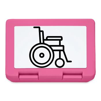 wheelchair - Lunchbox - pink - Front