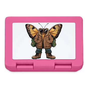 Schmetterling Cool Winter - Brotdose - Pink - Vorne