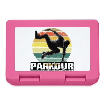parkour - Lunchbox - pink - Front