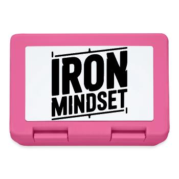 Iron Mindset - Lunchbox - pink - Front