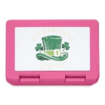 Escouade des Pitreries Chapeau Vert de la Saint-Patrick - Boîte à goûter - rose - Devant