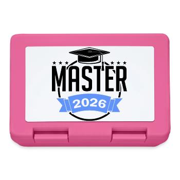 Master 2026 Graduation Graduation - Lunchbox - pink - Front