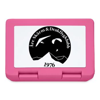 Åre Screen and Kite Flying Club Logo - Lunchbox - pink - Front