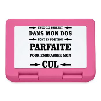 Jalousie  - Boîte à goûter - rose - Devant