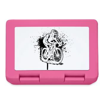 Ein Must Have für echte Rennrad - Brotdose - Pink - Vorne