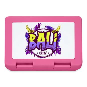Équipage de Bali coloré - Boîte à goûter - rose - Devant
