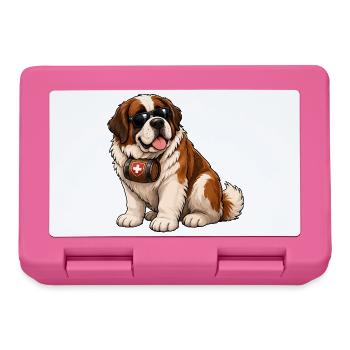Saint Bernard - Lunchbox - pink - Front