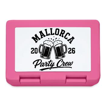 Mallorca 2026 Party Crew Beer Beer Beer - Lunchbox - pink - Front