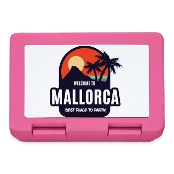 Welcome to Mallorca Party Sunset - Brotdose - Pink - Vorne