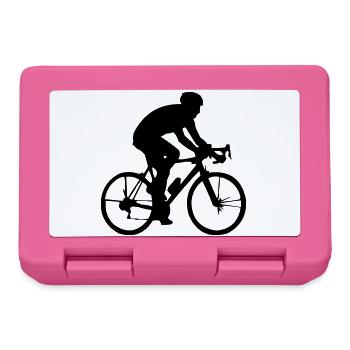 Fahrrad Radfahren - Brotdose - Pink - Vorne