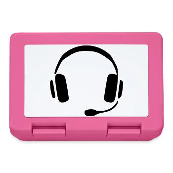 Cadeau casque audio - Boîte à goûter - rose - Devant