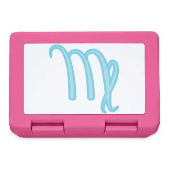 Jungfrau Sternzeichen Pastel Blau - Brotdose - Pink - Vorne