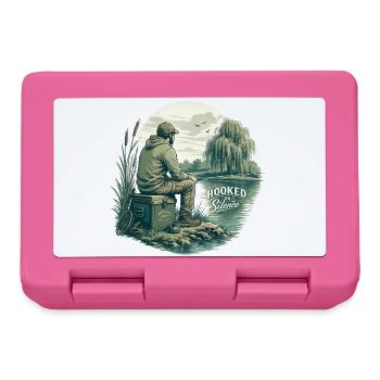 Hooked on Silence / For fishing enthusiasts - Lunchbox - pink - Front