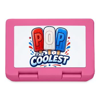 Funny grandpa, the coolest dad - Lunchbox - pink - Front