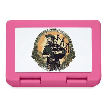 Son de cornemuse écossaise - Boîte à goûter - rose - Devant