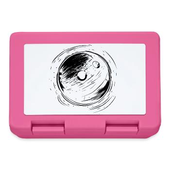 Bowling Ball Line Art - Lunchbox - pink - Front