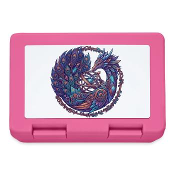 Cosmic Phoenix in the Circle of the Stars - Lunchbox - pink - Front