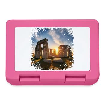 Sonnenaufgang über einer megalithischen Anlage - Brotdose - Pink - Vorne