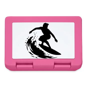 surfer_1 - Brotdose - Pink - Vorne