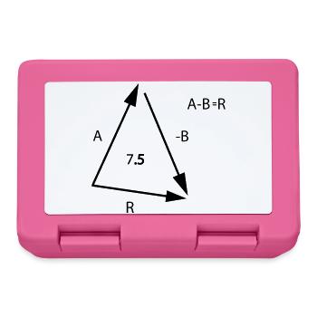 Algebra Mathe - Brotdose - Pink - Vorne