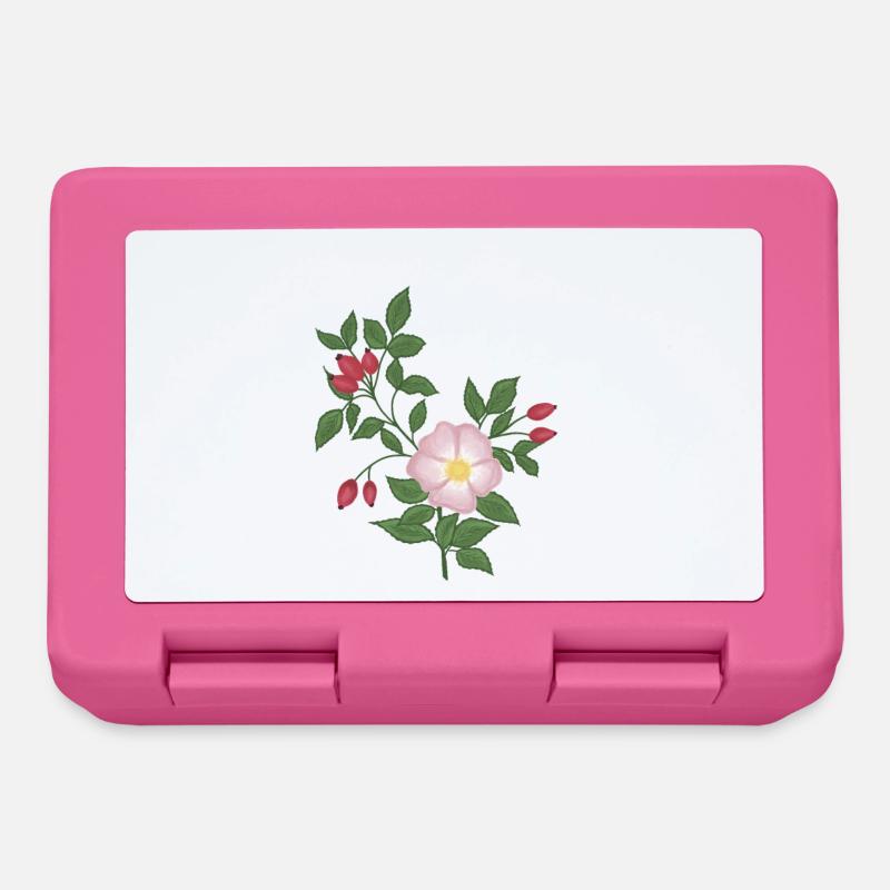 Wild rose and rose hips - Lunchbox - pink