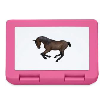 cheval - Boîte à goûter - rose - Devant