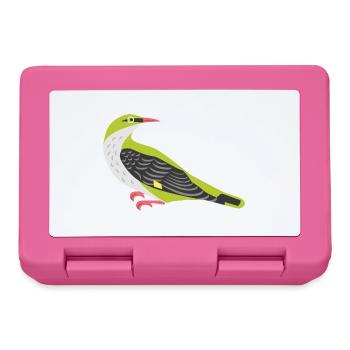 Oriole Bird Female / Graphic Illustration - Lunchbox - pink - Front