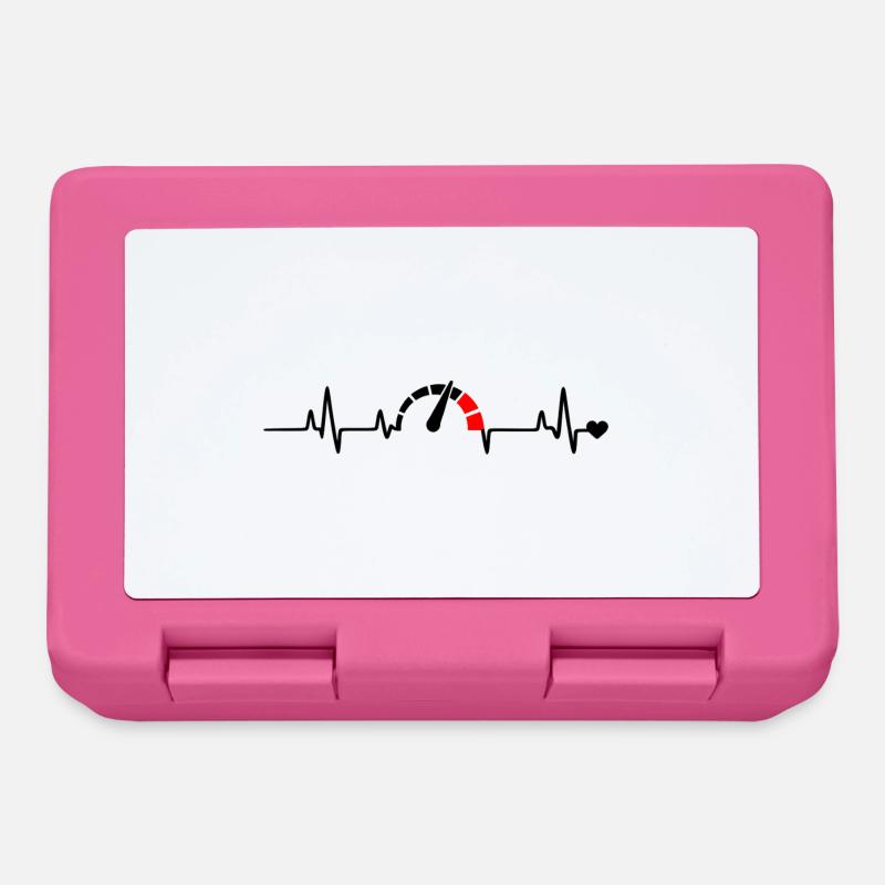 Roter Segmentbogen Logo Muster - Brotdose - Pink