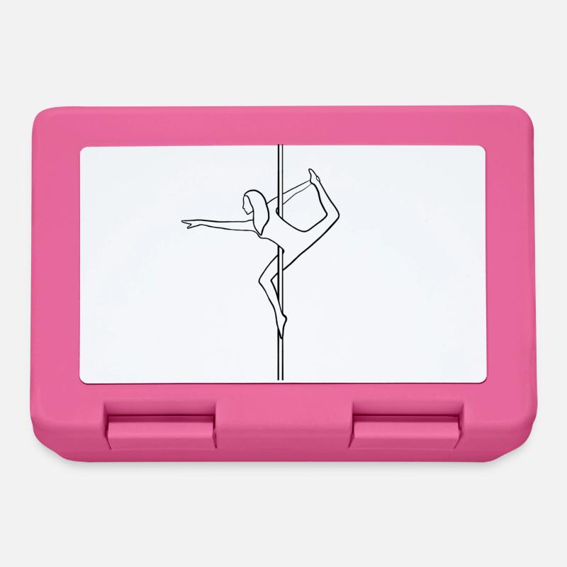 Pole Dance Pole Dancing Polefitness Poledancer - Lunchbox - pink
