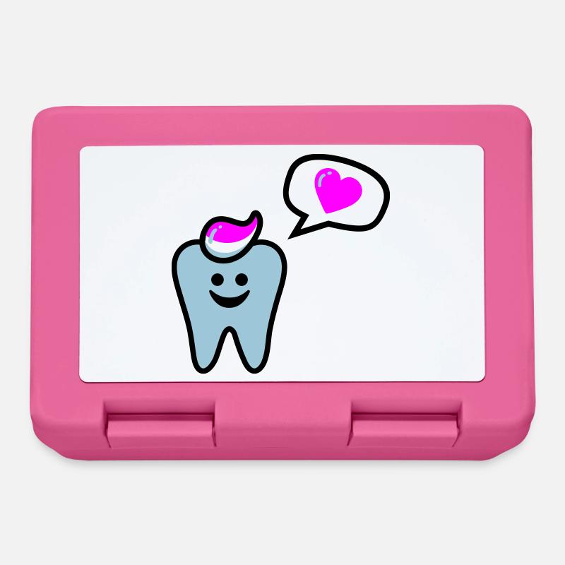 zahn punk zahnarzt dentist - Boîte à goûter - rose