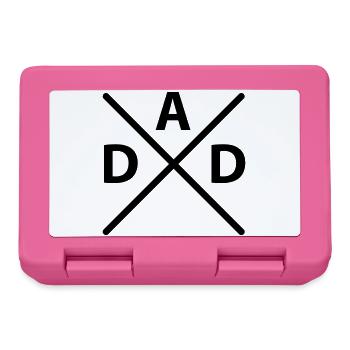 Dad Kreuz - Brotdose - Pink - Vorne