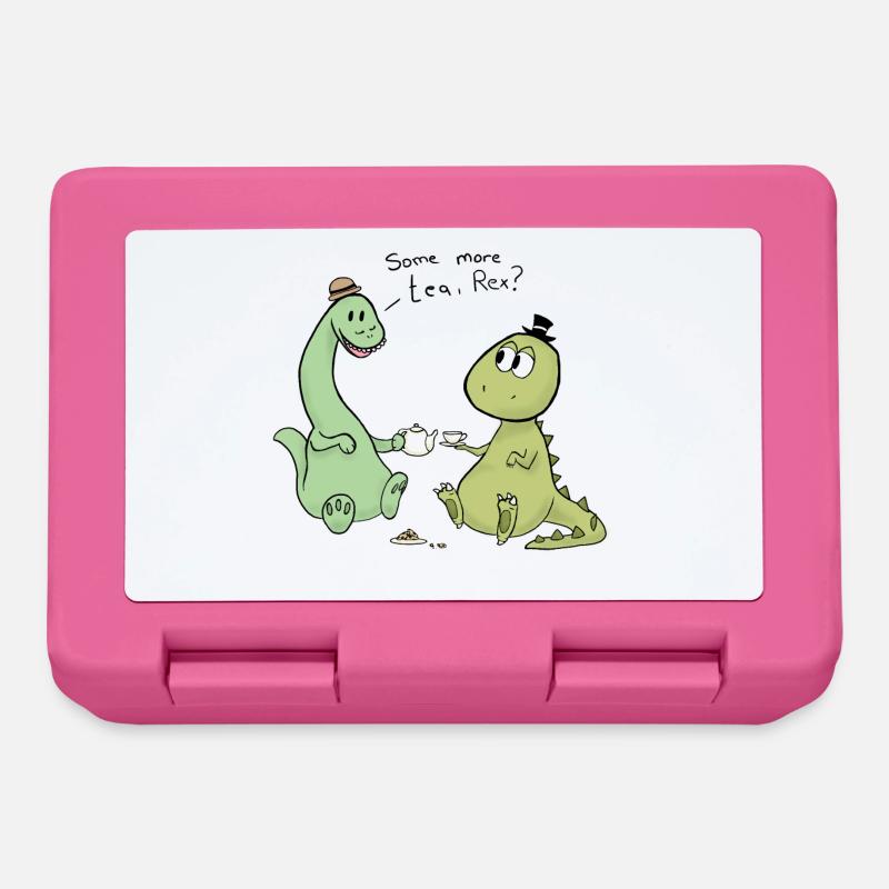 Tea Rex - Brotdose - Pink