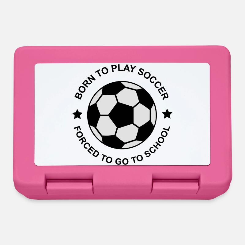 soccer - Boîte à goûter - rose