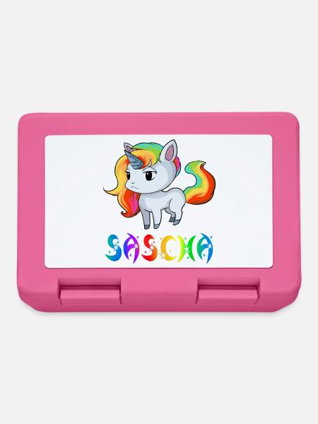 Einhorn Sascha - Brotdose - Pink