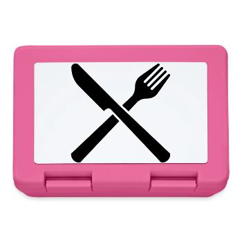 eat 6254398 118120591 - Lunchbox - pink - Front