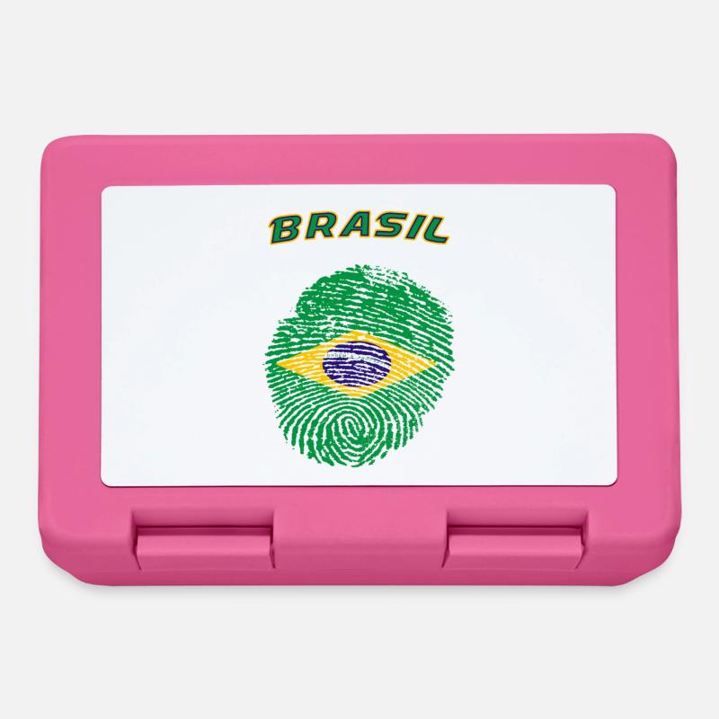 Brasilien - Brotdose - Pink