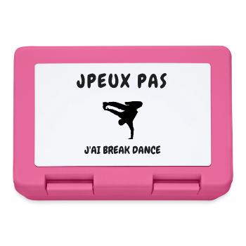JPEUX PAS J'AI BREAK DANCE - Boîte à goûter - rose - Devant