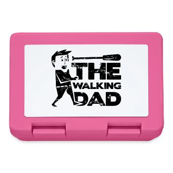 The Walking Dad Dad Father Father's Day Gift Idea - Lunchbox - pink - Front