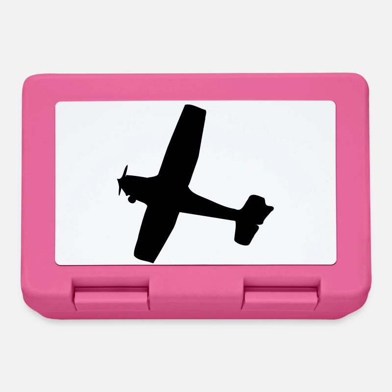 Avion - Boîte à goûter - rose