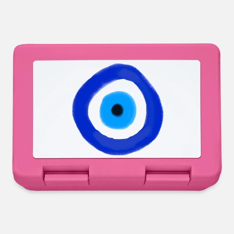 Blue Orbit Eye Abstract - Brotdose - Pink