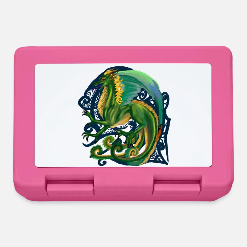 dragon - Boîte à goûter - rose