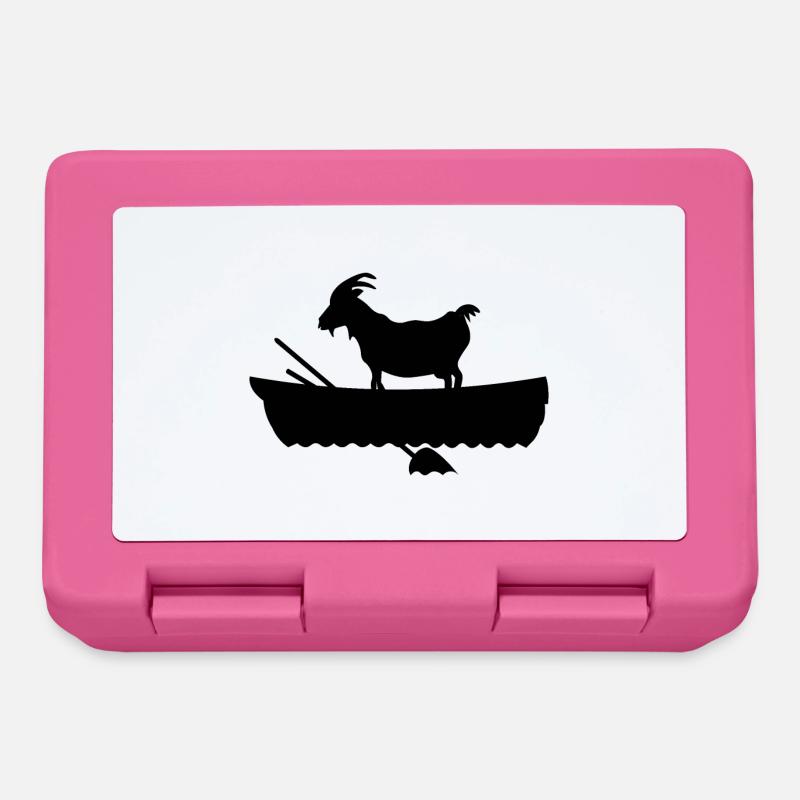 G.O.A.T. Chèvre dans le bateau - Boîte à goûter - rose