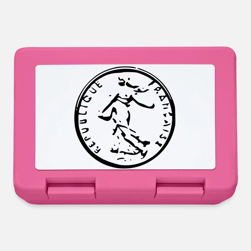 Soyons Franc - Boîte à goûter - rose