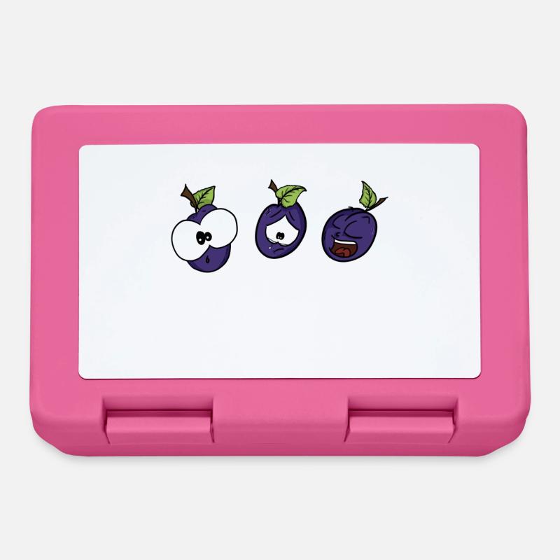 Funny plums - Lunchbox - pink