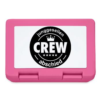 junggesellenabschied - Brotdose - Pink - Vorne