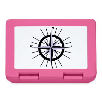 Nautical Compass - Lunchbox - pink - Front