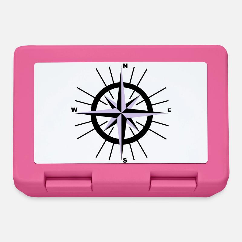 Nautical Compass - Lunchbox - pink